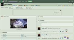 Desktop Screenshot of digital-import.deviantart.com