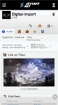 Mobile Screenshot of digital-import.deviantart.com