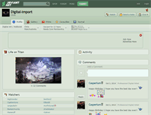 Tablet Screenshot of digital-import.deviantart.com