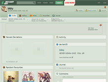 Tablet Screenshot of bibly.deviantart.com