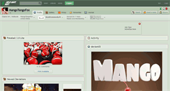 Desktop Screenshot of mangotangofox.deviantart.com