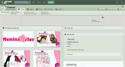 Desktop Screenshot of chessart.deviantart.com