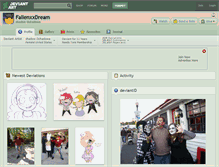 Tablet Screenshot of fallenxxdream.deviantart.com