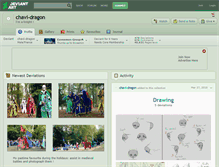 Tablet Screenshot of chavi-dragon.deviantart.com