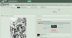 Desktop Screenshot of diarmuid.deviantart.com