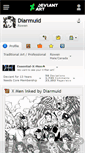 Mobile Screenshot of diarmuid.deviantart.com