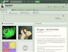 Tablet Screenshot of king-rasiel.deviantart.com