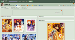 Desktop Screenshot of dinamiita.deviantart.com