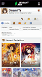Mobile Screenshot of dinamiita.deviantart.com