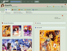 Tablet Screenshot of dinamiita.deviantart.com