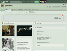 Tablet Screenshot of lostnyanko.deviantart.com