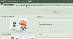 Desktop Screenshot of kyo-and-kagura.deviantart.com