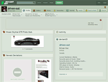 Tablet Screenshot of driven-out.deviantart.com