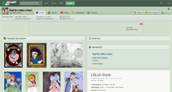 Desktop Screenshot of faerie-neko-chan.deviantart.com