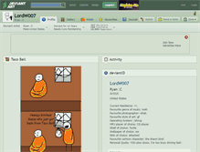 Tablet Screenshot of lordw007.deviantart.com