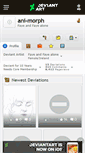 Mobile Screenshot of ani-morph.deviantart.com
