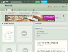 Tablet Screenshot of ani-morph.deviantart.com