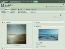 Tablet Screenshot of nineskull.deviantart.com