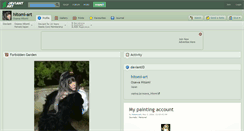 Desktop Screenshot of hitomi-art.deviantart.com
