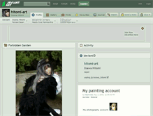 Tablet Screenshot of hitomi-art.deviantart.com