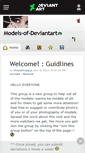 Mobile Screenshot of models-of-deviantart.deviantart.com