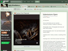 Tablet Screenshot of dark-emotions.deviantart.com