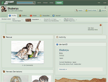 Tablet Screenshot of ekuboryu.deviantart.com