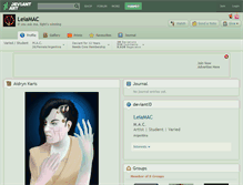 Tablet Screenshot of leiamac.deviantart.com