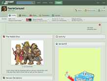 Tablet Screenshot of faeriecarousel.deviantart.com