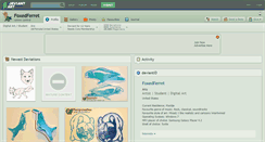 Desktop Screenshot of foxedferret.deviantart.com