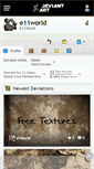 Mobile Screenshot of e11world.deviantart.com