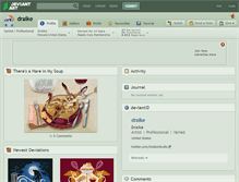 Tablet Screenshot of draike.deviantart.com