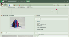 Desktop Screenshot of maimy.deviantart.com