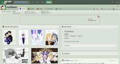 Desktop Screenshot of cryotaurus.deviantart.com