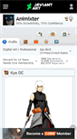 Mobile Screenshot of animixter.deviantart.com