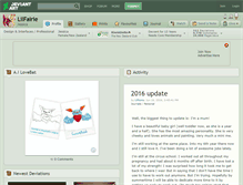 Tablet Screenshot of lilfairie.deviantart.com