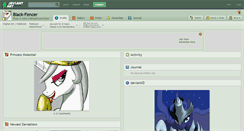 Desktop Screenshot of black-fencer.deviantart.com