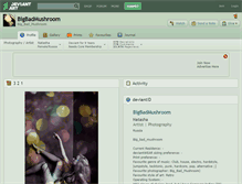 Tablet Screenshot of bigbadmushroom.deviantart.com