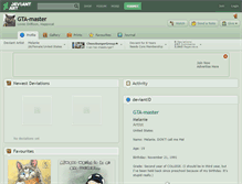 Tablet Screenshot of gta-master.deviantart.com