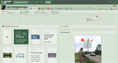 Desktop Screenshot of callsthedoghamburger.deviantart.com