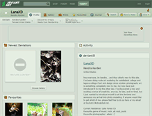 Tablet Screenshot of lanaxd.deviantart.com