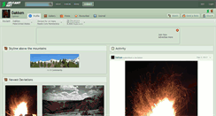 Desktop Screenshot of dakken.deviantart.com