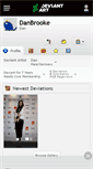 Mobile Screenshot of danbrooke.deviantart.com