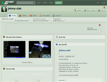 Tablet Screenshot of johnny-utah.deviantart.com