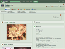Tablet Screenshot of darshanrein.deviantart.com