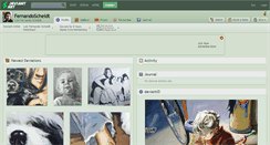 Desktop Screenshot of fernandoscheidt.deviantart.com