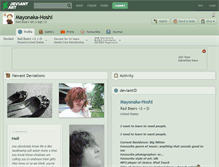 Tablet Screenshot of mayonaka-hoshi.deviantart.com