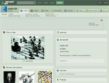 Tablet Screenshot of cout-cin.deviantart.com