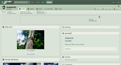 Desktop Screenshot of duskaholic.deviantart.com