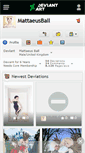 Mobile Screenshot of mattaeusball.deviantart.com